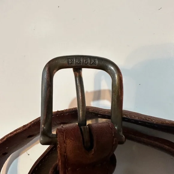 RAG & BONE Brown Leather Belt Women display picture 2
